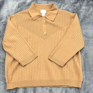 H&M Button Polo Top